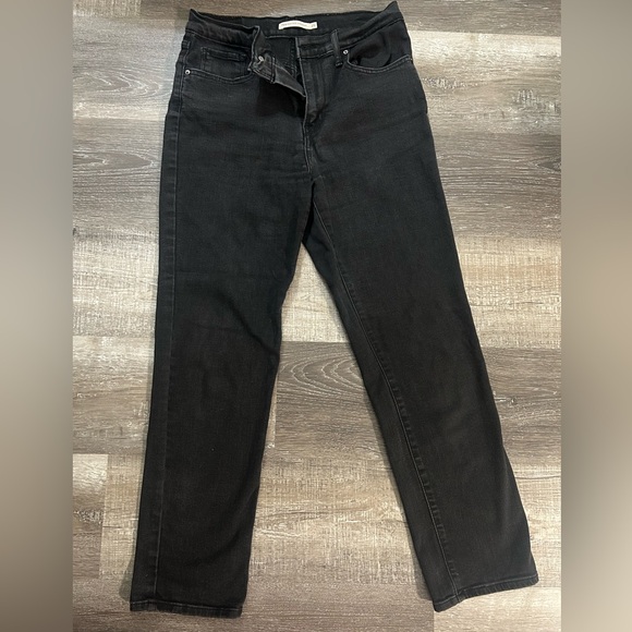 Levi's Denim - Levi's Black Straight Jeans Classic Fit